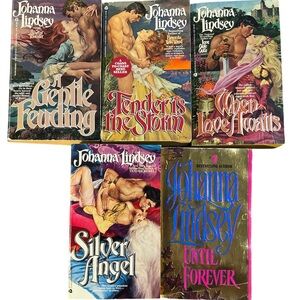 Johanna Lindsey Romance Novel Collection vintage stand alone reads clutch covers